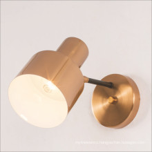 Hotel modern decoration indoor copper flexible adjustable E27 wall scone lamps for home